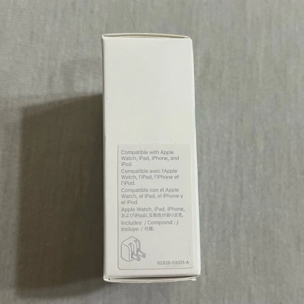 Apple 12W USB Power Adapter - White MGN03AM/A Model A2167